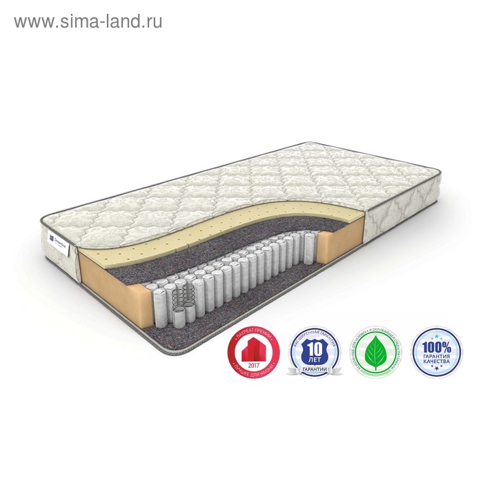 Матрас Sleep-3 S-1000, размер 80х190 см, высота 21 см, трикотаж матрас sleep 3 s 1000 размер 90 х 200 см высота 21 см трикотаж