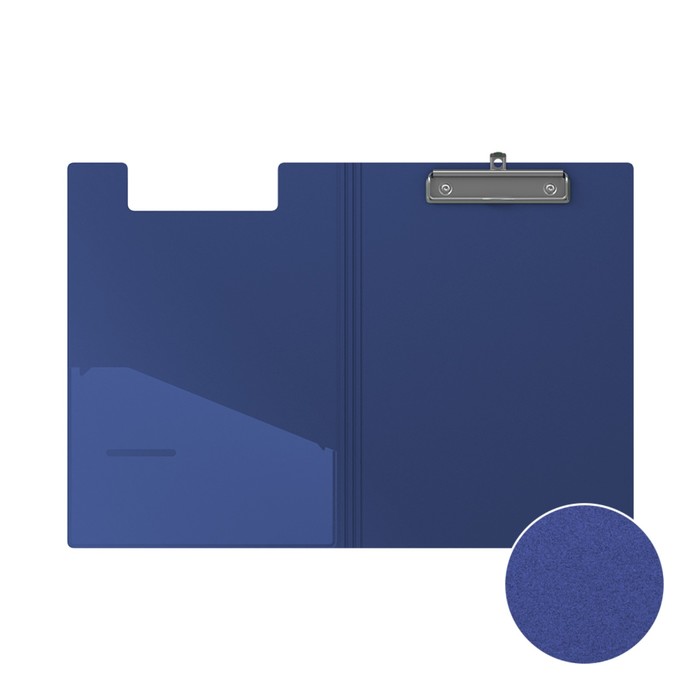 Папка-планшет с зажимом А4, пластиковая Erich Krause Classic, с внутренним карманом, МИКС