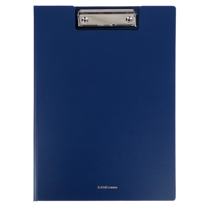 Папка-планшет с зажимом А4, пластиковая Erich Krause Classic, с внутренним карманом, МИКС