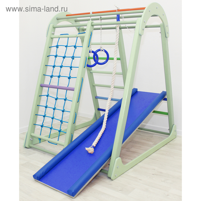 фото Детский спортивный комплекс tiny climber, 1050 × 1100 × 1300 мм, цвет фисташка zabiaka