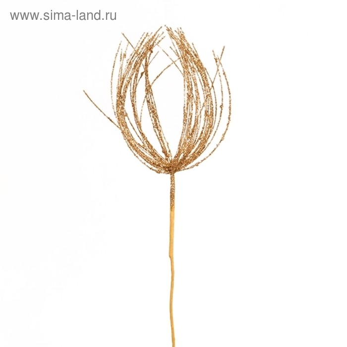 Цветок «Одуванчик», 20 см, золотой