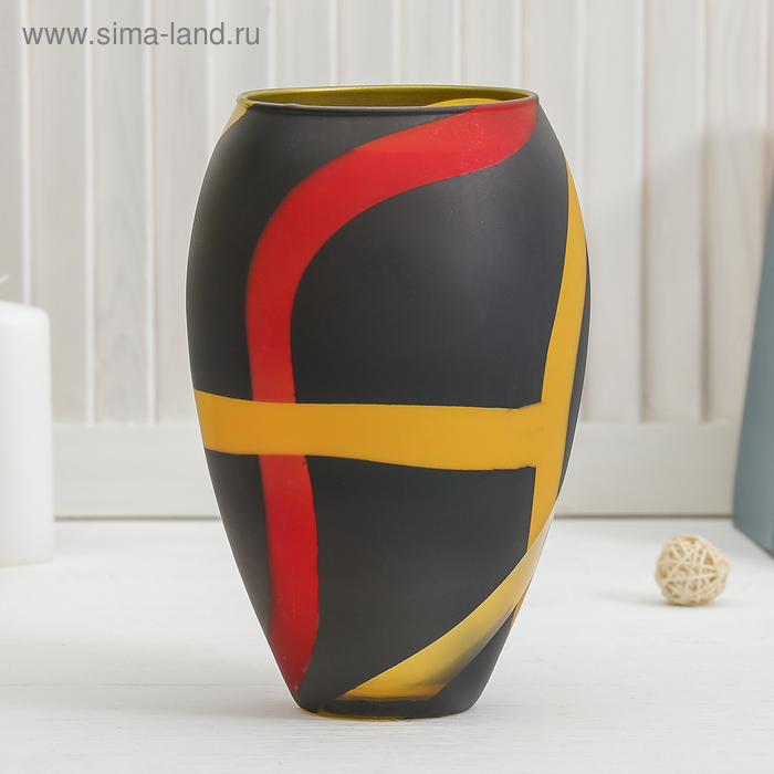 Стеклянные вазы  Сима-Ленд Ваза Клавдия чародейка-1 (d-11см, 14х24 см)