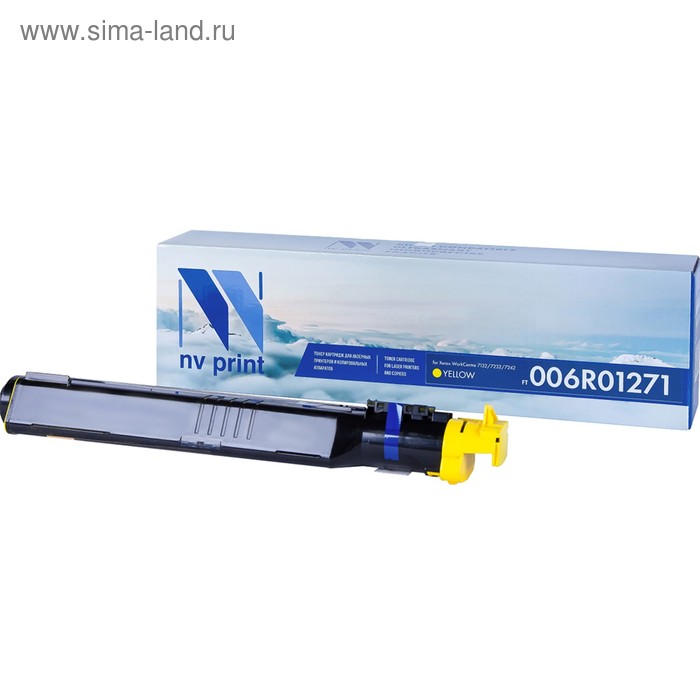 

Картридж NV PRINT NV-006R01271 для Xerox Work Centre 7132/7232/7242 (8000k), желтый