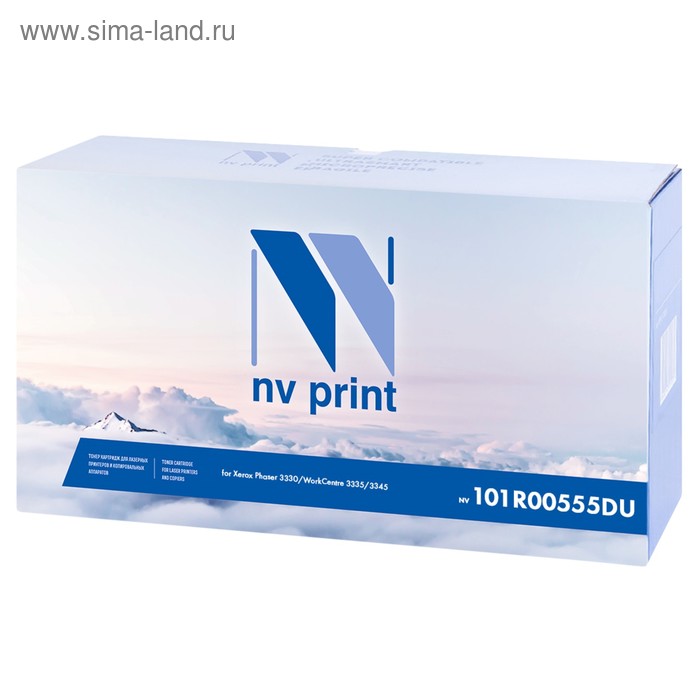 Картридж NV PRINT NV-101R00555 DU для Phaser 3330/WorkCentre 3335/3345 (30000k), черный чип xerox phaser 3330 wc 3335 3345 drum 101r00555 30k