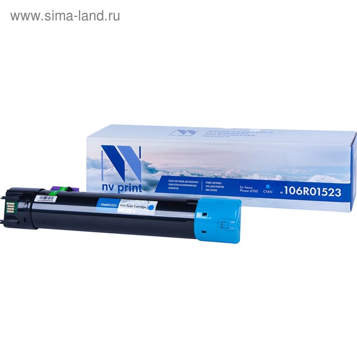 

Картридж NV PRINT NV-106R01523 для Xerox Phaser 6700 (12000k), голубой