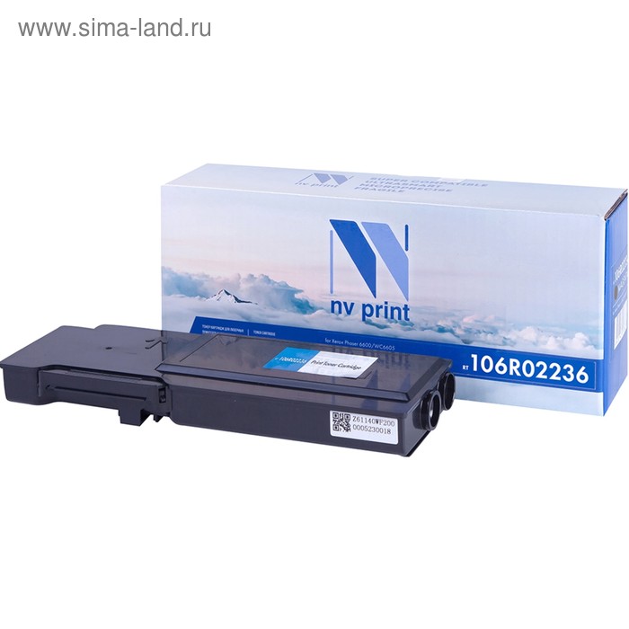 

Картридж NV PRINT NV-106R02236 для Xerox Phaser 6600/Work Centre 6605 (8000k), черный