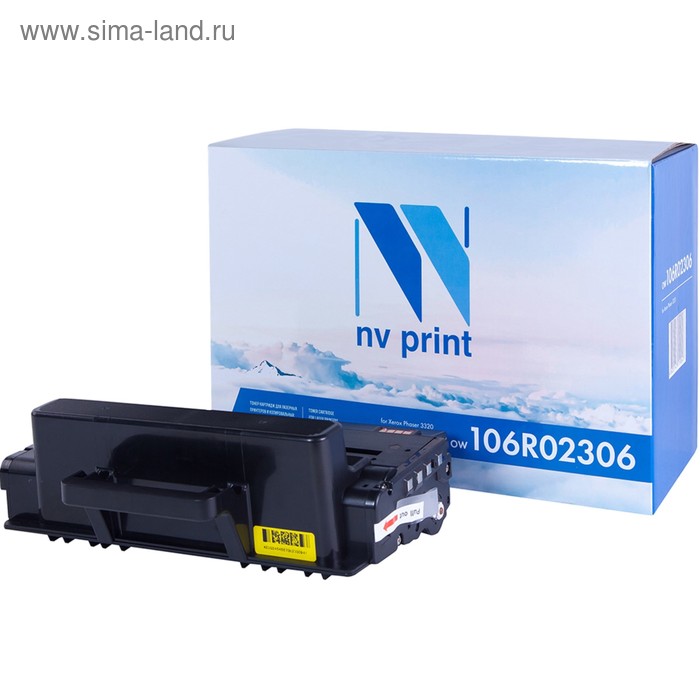 Картридж NV PRINT NV-106R02306 для Xerox Phaser 3320 (11000k), черный картридж nv print nv 106r02609 cyan для xerox phaser 7100 9000k голубой