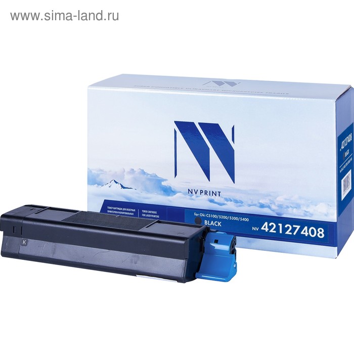 

Картридж NVP NV-42127408, для Oki, 5000k, совместимый, черный