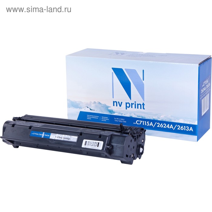 Картридж NVP NV-C7115A/Q2624A/Q2613A, для HP LaserJet, 2500k, совместимый картридж nv print q2613a q2613a 2500стр черный