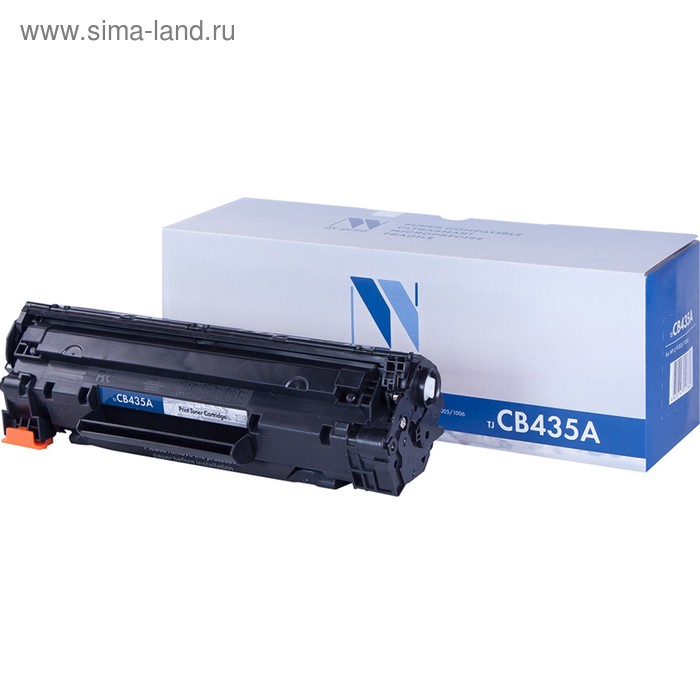 Картридж NV PRINT NV-CB435A/NV-712 для HP P1005/P1006 и Canon LBP3010/3010B (2000k), черный картридж nv print cb435a для hp laserjet p1005 p1006 1500k черный