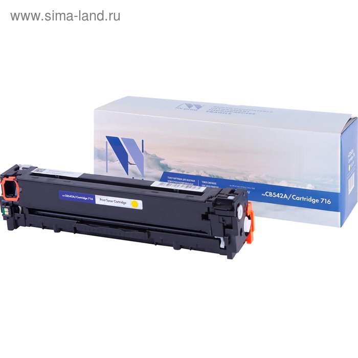 

Картридж NV PRINT NV-CB542A/NV-716 Yellow для HP CP1215 и Canon LBP5050 (1400k), желтый