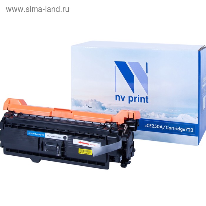 

Картридж NV PRINT NV-CE250A/NV-723 Black для HP CM3530 и Canon LBP-7750Cdn (5000k), черный