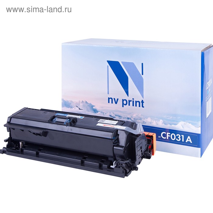 

Картридж NVP NV-CF031A, для HP LaserJet Color, 12500k, совместимый, голубой