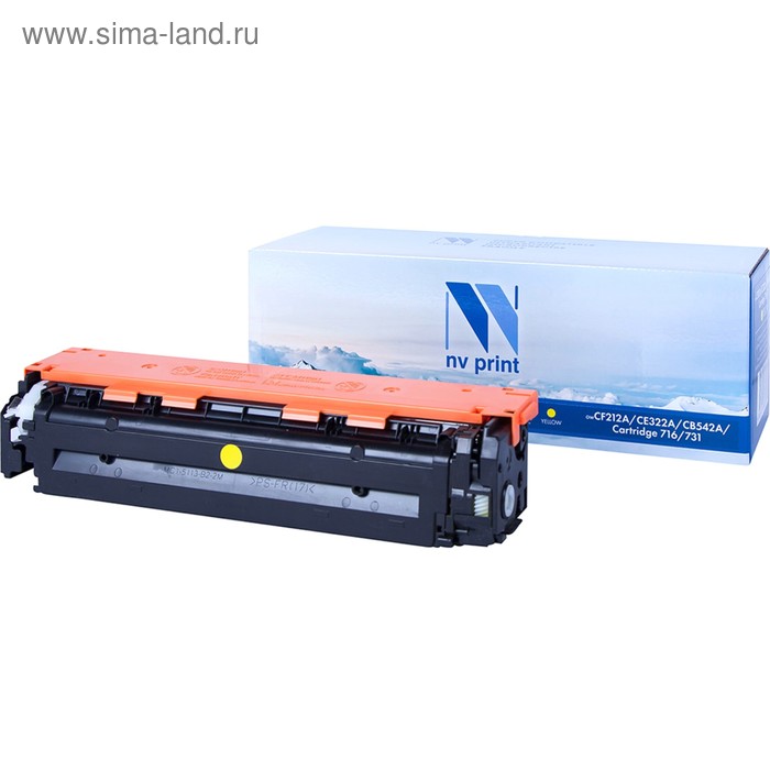 

Картридж NV PRINT NV-CF212A/NV-731 Yellow для HP M251n и Canon MF623Cn (1800k), желтый