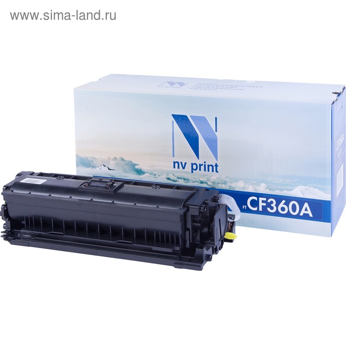 Картридж NVP NV-CF360A, для HP LaserJet Color/Flow, 6000k, совместимый, черный картридж nvp совместимый nv mpc406 magenta для ricoh aficio mpc306 mpc307 mpc406 6000k