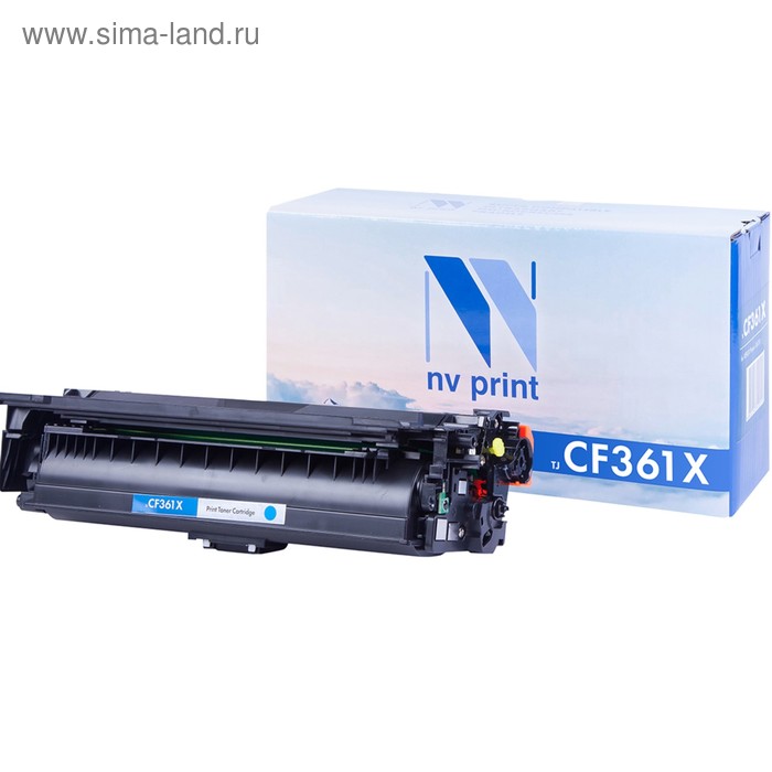 

Картридж NVP NV-CF361X, для HP LaserJet Color/Flow, 9500k, совместимый, голубой