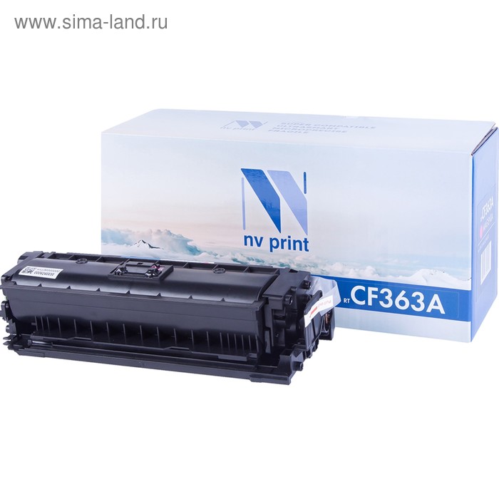 Картридж NVP NV-CF363A, для HP LaserJet Color, 5000k, совместимый, пурпурный картридж hp cf363a 508a пурпурный