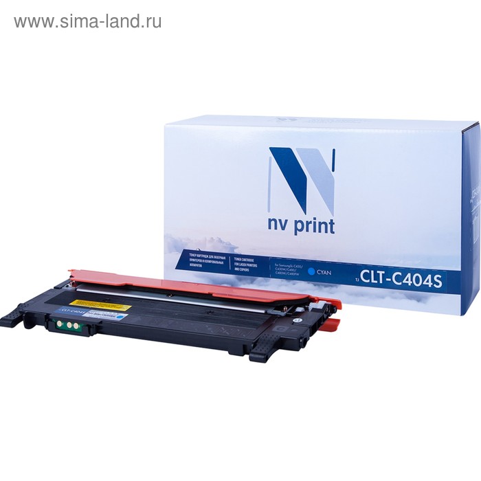 

Картридж NVP NV-CLT-C404S, для Samsung, 1000k, совместимый, голубой