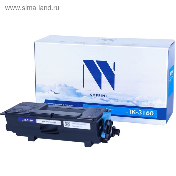 Картридж NVP NV-TK-3160, для Kyocera ECOSYS, 12500k, без чипа, совместимый картридж nvp совместимый nv tk 1170 без чипа