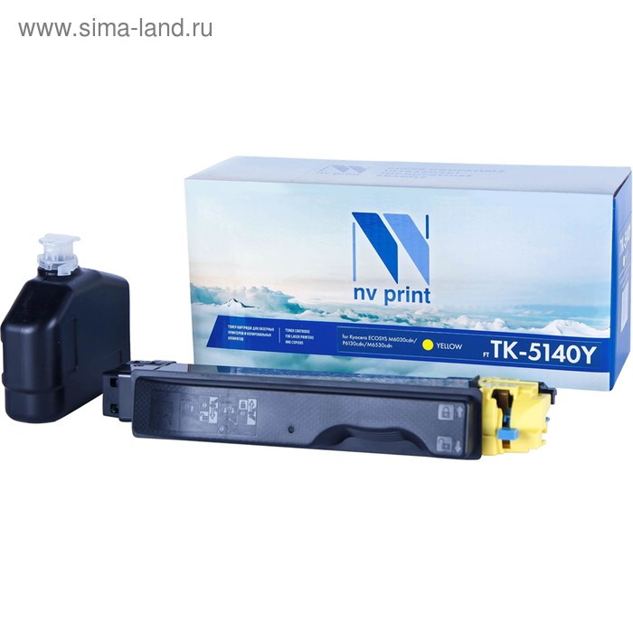 

Картридж NVP NV-TK-5140, для Kyocera ECOSYS, 5000k, совместимый, желтый