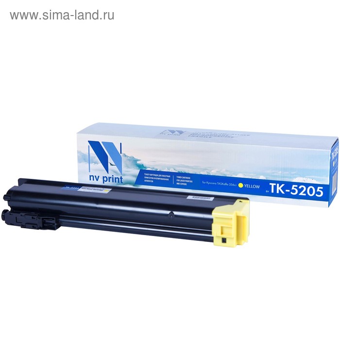 

Картридж NVP NV-TK-5205, для Kyocera TASKalfa, 12000k, совместимый, желтый