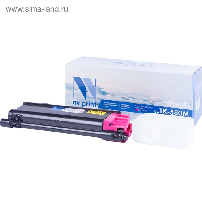 

Картридж NVP NV-TK-580, для Kyocera, 2800k, совместимый, пурпурный