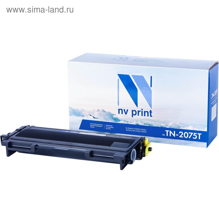 

Картридж NV PRINT TN-2075T для Brother HL-2030/40/70/2825/2920/DCP-7010/25/7420/7820 (2500k)