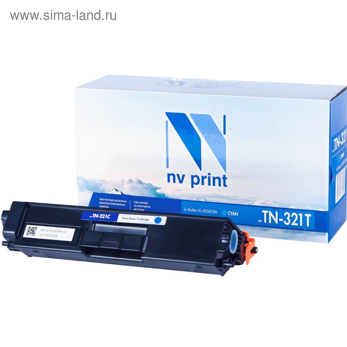

Картридж NV PRINT TN-321T для Brother HL-L8250CDN (1500k), голубой