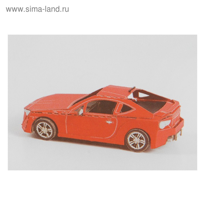 Модель 3D «Машина» из бумаги с лазерной резкой