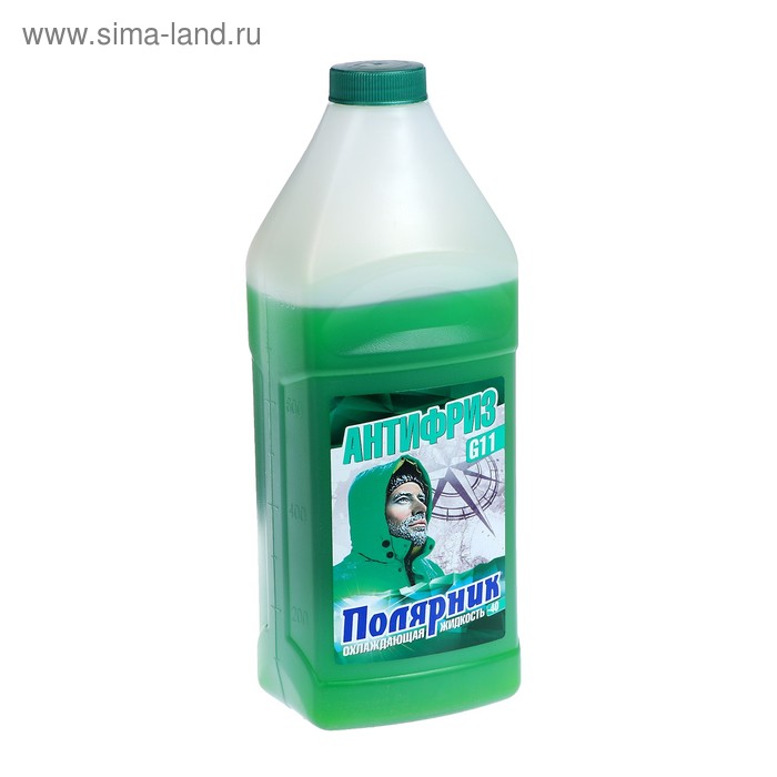 Антифриз Полярник - 40, зеленый, 1 кг антифриз gazpromneft bs 40 газпром 1 кг
