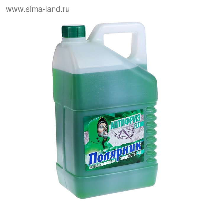 Антифриз Полярник - 40, зеленый, 5 кг антифриз промпэк дзержинский 40 зеленый 1 кг