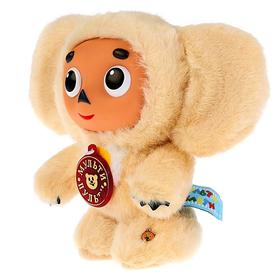 

Мягкая музыкальная игрушка «Чебурашка», бежевый мех, 17 см