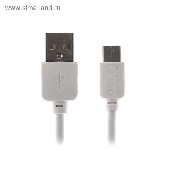Кабель Krutoff Type-C - USB 2 А 1 м белый 119₽