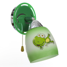 Бра «Детство», 40 Вт, E27, зелёное