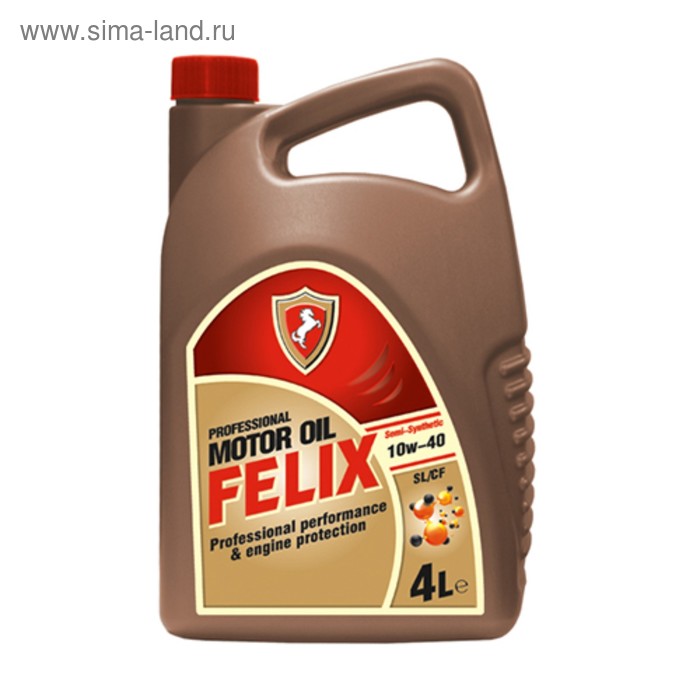 фото Моторное масло felix semi sl/cf 10w-40, 4л