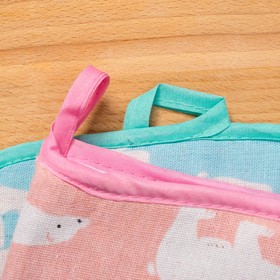 

Набор Доляна, варежка+прихватка Полярн мишка роз/Полярн мишка гол, 100%пэ, рогожка 200 гр/м 358055