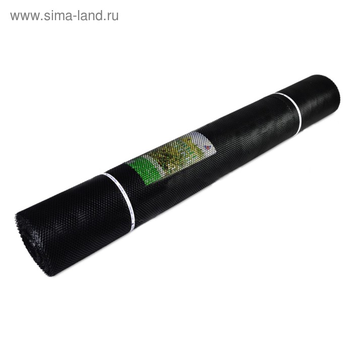 

Сетка газонная, 2 × 30 м, ячейка 0,9 × 0,9 см, пластик, чёрная