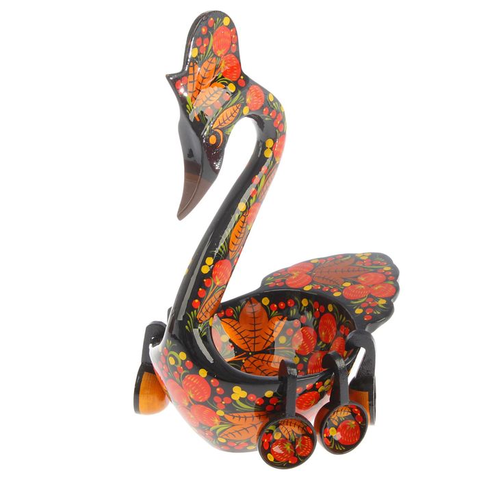 Ковш «Лебедь», 6 черпаков, хохлома