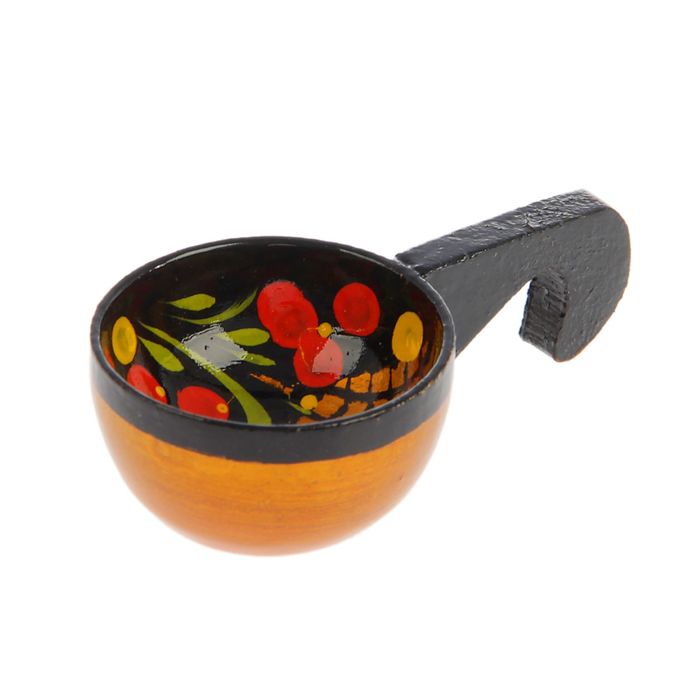 Ковш «Лебедь», 6 черпаков, хохлома