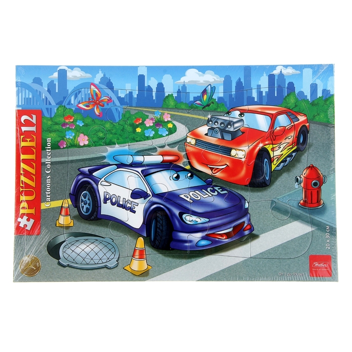 Пазлы &quot;Полиция&quot;, 12 элементов