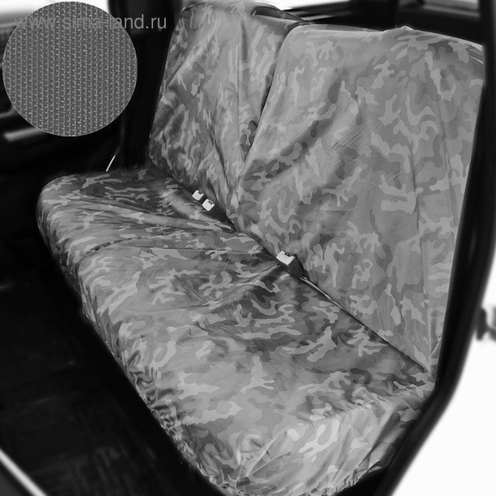 фото Раздельный чехол на заднее сиденье tplus для уаз патриот, 4шт., серый (t014362)