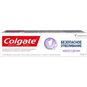 

Зубная паста Colgate «Безопасное отбеливание», забота о дёснах, 75 мл