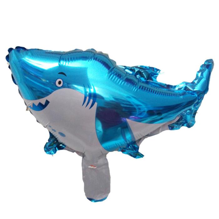 Шар фольгированный 14 «Акула» с клапаном шар фольгированный 14 зубастая акула