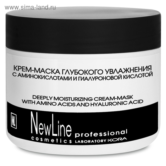 

Крем-маска New Line для глубокого увлажнения с аминокислотами и гиалуроновой кислотой, 300 мл
