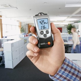 

Термогигрометр Testo 610, от -10 до +50 °С, ±0.5 °C, 0-100 % ОВ, ±2.5 % ОВ, IP20, 2хААА