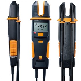 

Тестер тока/напряжения Testo 755-2, 6-1000 В, 0.1-200 А, 30 Ом-100 кОм, сменные щупы