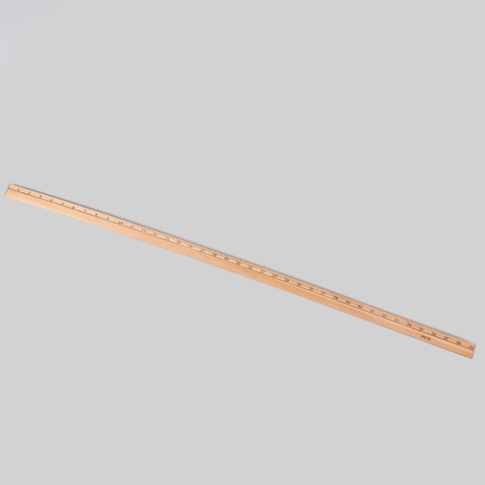 Метр деревянный, 100 см (см/дюймы)
