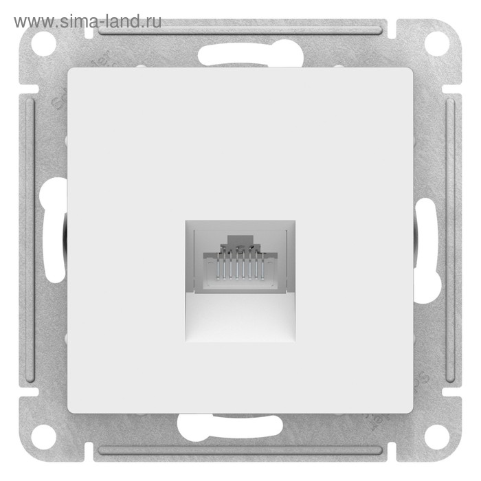 

Розетка SE ATLASDESIGN, компьютерная, RJ45, механизм, белый