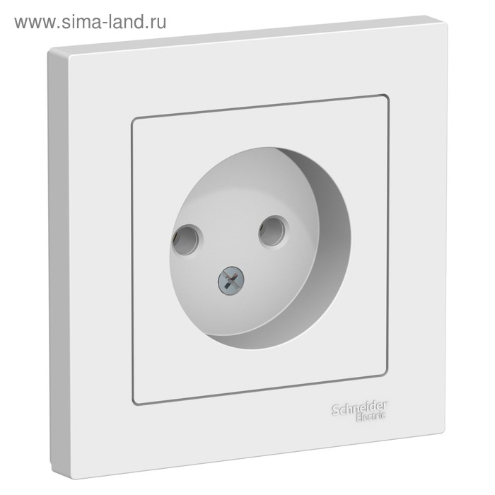 

Розетка SE ATLASDESIGN, 16 А, в сборе,без з/к, белый