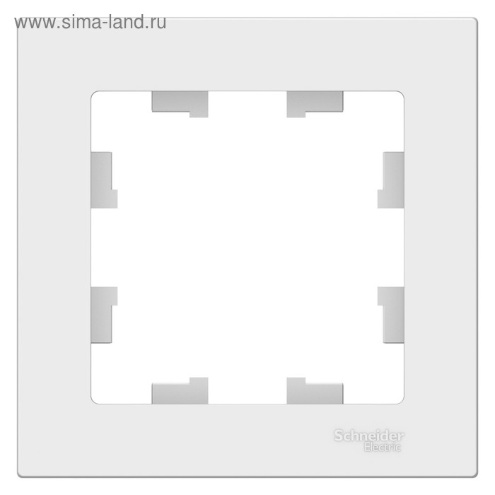 Рамка SE AtlasDesign, 1 пост, универсальная, белый, ATN000101